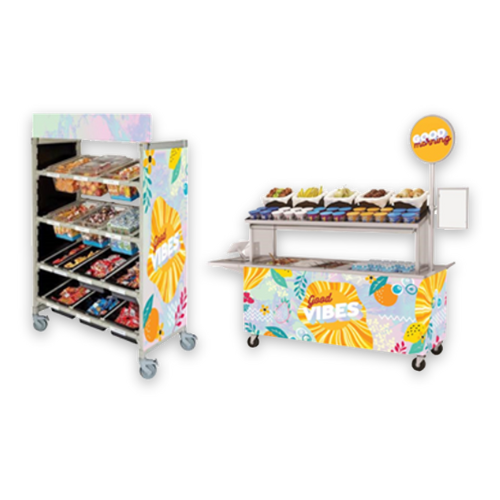 Two cart displays